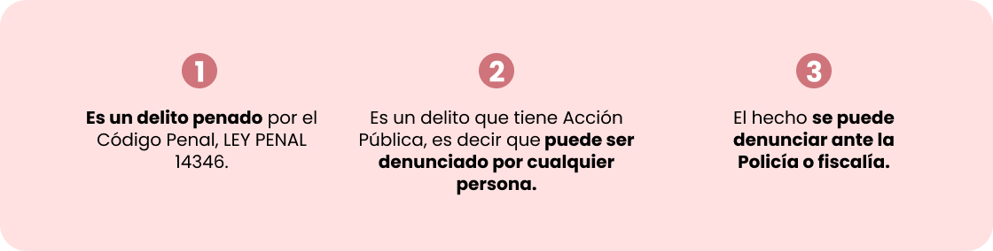 el maltrato es un delito